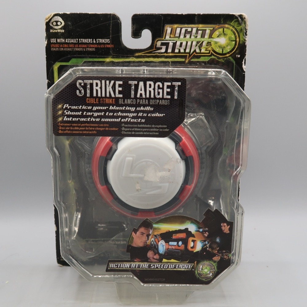 WOWWEE Light Strike Practice Laser Gun Target with Sound & Light